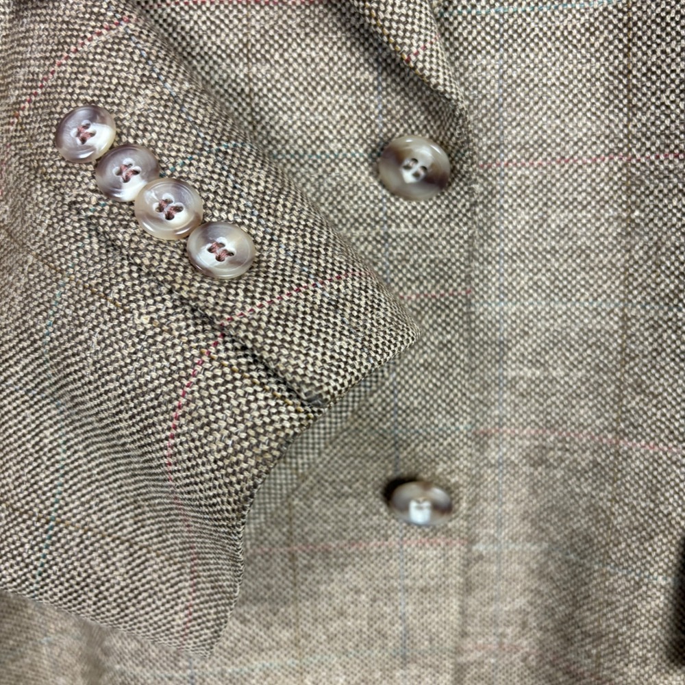 Jos. A. Bank Executive Collection Brown Wool Blend Blazer Jacket - Size 43 R - Picture 3 of 9